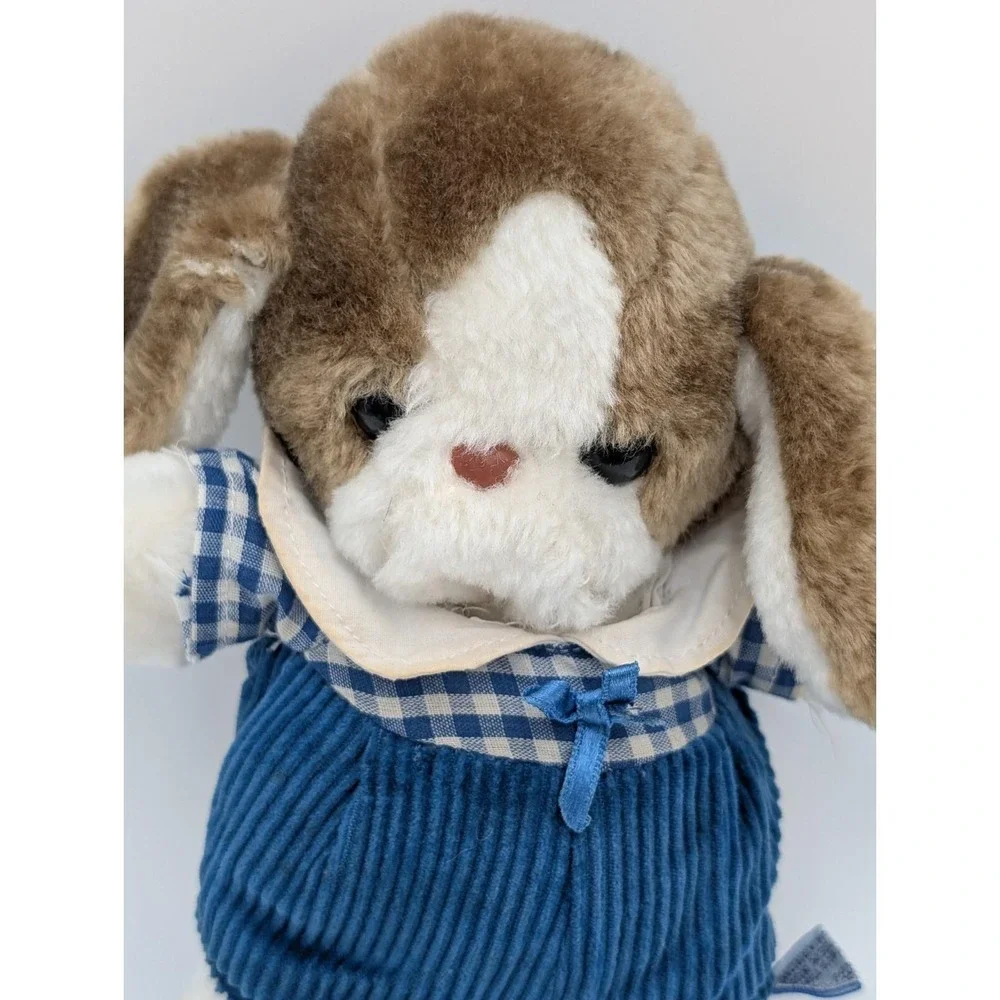 Mattel Emotions Puppy Dog Plush 8‎ Inch 1983 Sun Arrow Corduroy Stuffed Animal